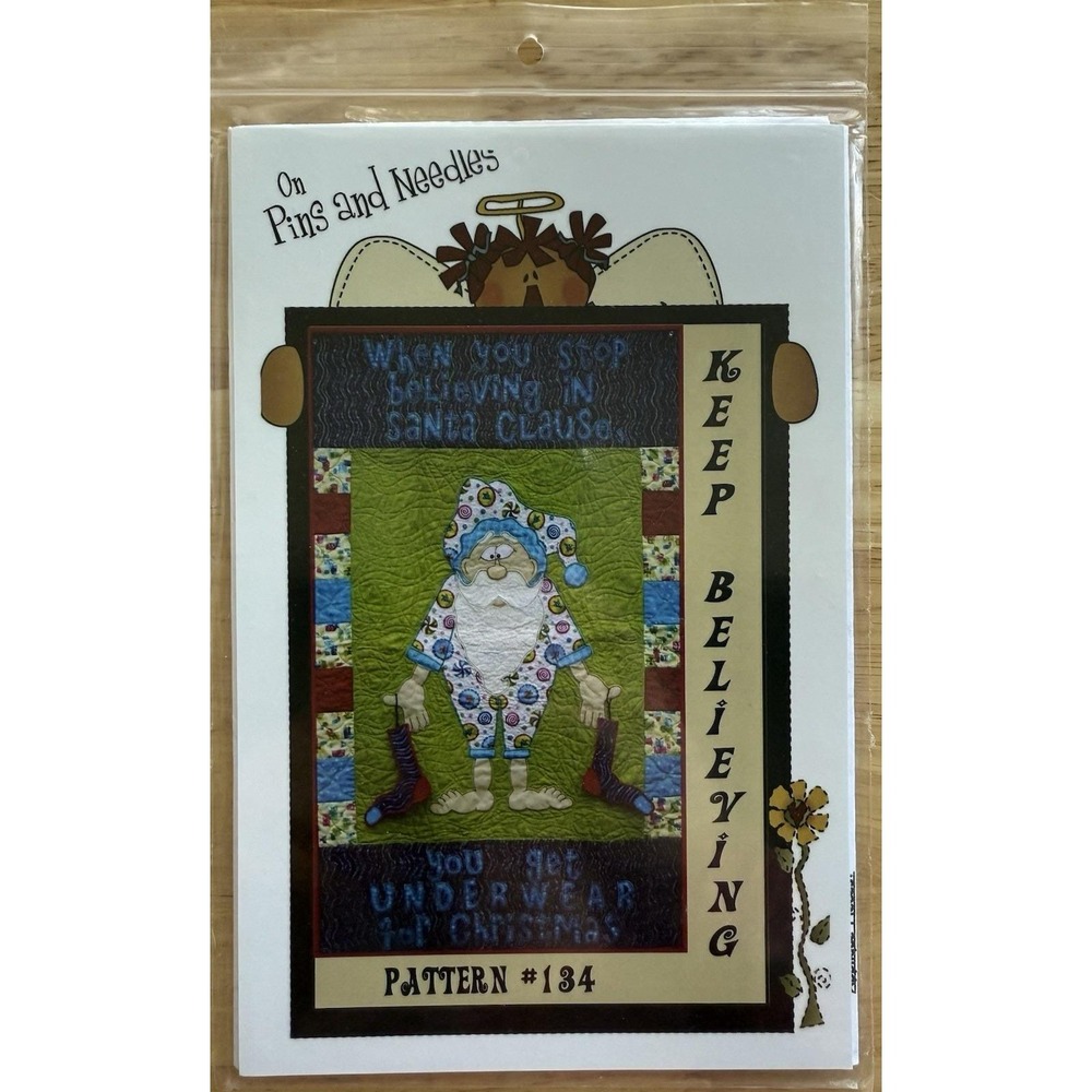 On‎ Pins & Needles Keep Believing Quilt Pattern Uncut